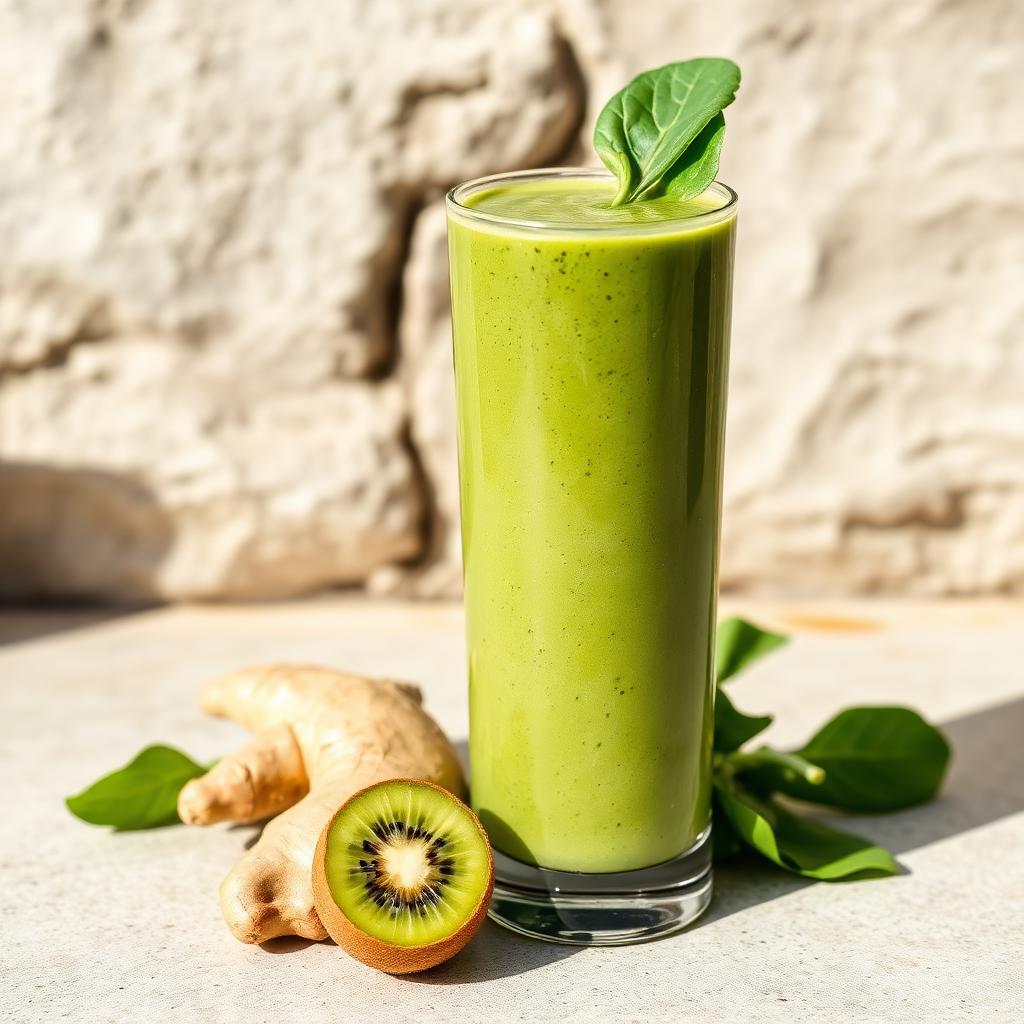 Batido verde detox y digestivo